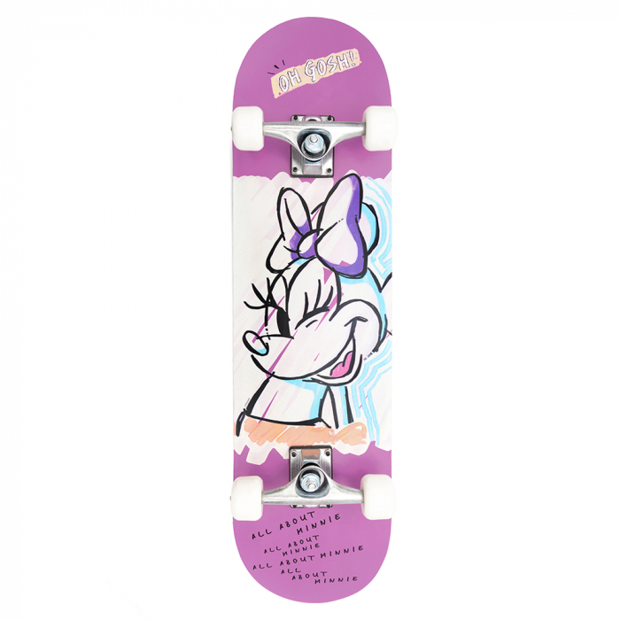 Skateboard mare din lemn Minnie Pink, Disney​​​​​​​ - kidmania.ro [2]