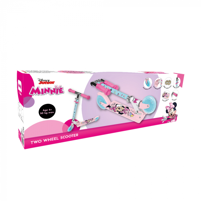 Trotineta cu 2 roti Minnie, Disney Junior, 6+, roz - kidmania.ro [3]