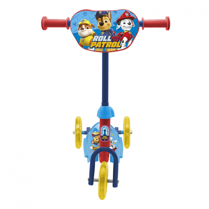 Trotineta cu 3 roti Paw Patrol, Rubble, Chase si Marshall, Disney, 2+, albastru, pentru baieti - KidMania.ro [2]