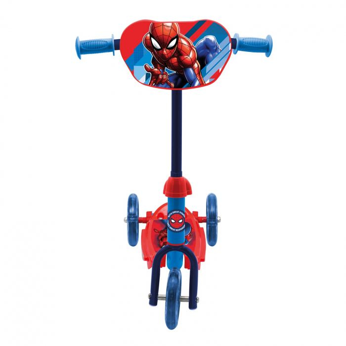 Trotineta cu 3 roti Spiderman, Marvel, 2+, albastru, pentru copii - KidMania.ro [2]