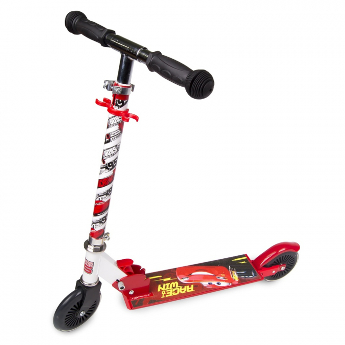 Trotineta pliabila cu 2 roti Cars, Disney Junior, 6+, multicolor, pentru copii - KidMania.ro [1]