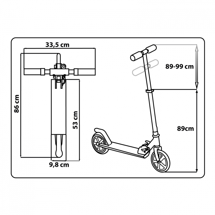 Trotineta pliabila cu 2 roti Frozen, Disney, 7+, alb, pentru copii - KidMania.ro [5]