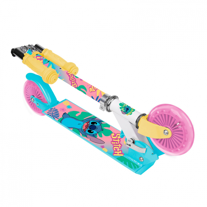 Trotineta pliabila cu 2 roti Stitch, Disney Junior, 6+, multicolor, pentru copii - KidMania.ro [2]