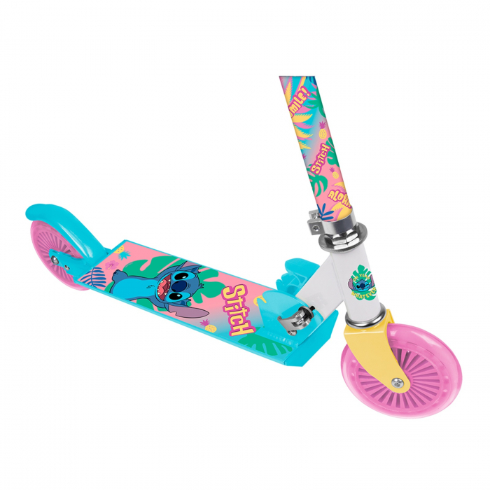 Trotineta pliabila cu 2 roti Stitch, Disney Junior, 6+, multicolor, pentru copii - KidMania.ro [3]
