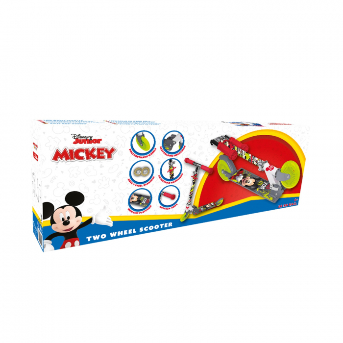 Trotineta pliabila cu 2 roti Mickey Mouse, Disney Junior, 6+, multicolor, pentru copii - KidMania.ro [4]
