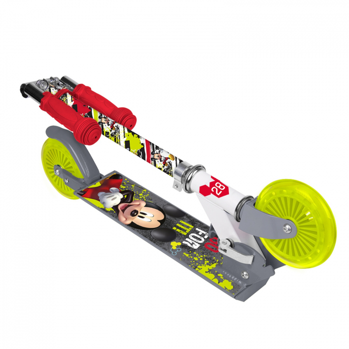 Trotineta pliabila cu 2 roti Mickey Mouse, Disney Junior, 6+, multicolor, pentru copii - KidMania.ro [2]