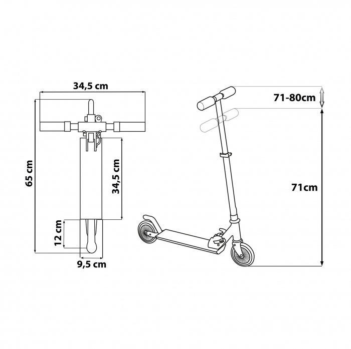 Trotineta pliabila cu 2 roti Minnie Mouse, Disney, 6+, roz, pentru copii - KidMania.ro [4]