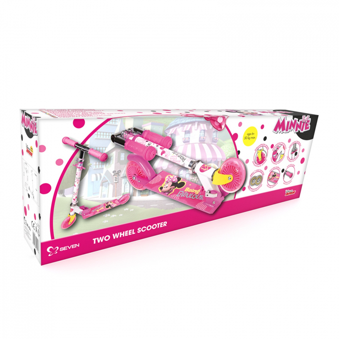 Trotineta pliabila cu 2 roti Minnie Mouse, Disney, 6+, roz, pentru copii - KidMania.ro [5]