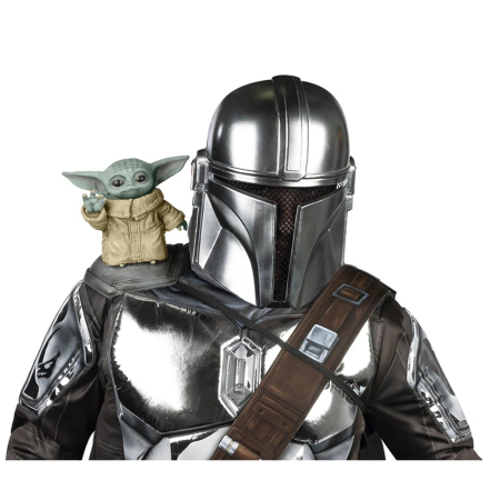 Accesorii diverse - Accesoriu umar Baby Yoda - Grogu, Star Wars The Mandalorian, 20 cm - KidMania.ro