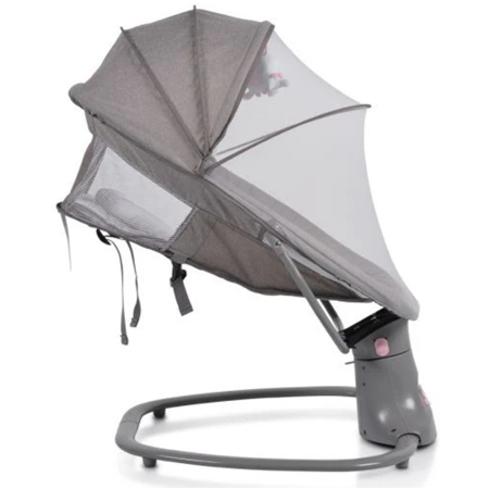 Balansoar electric 3 in 1 pentru bebelusi, cu telecomanda inclusa si bluetooth, 0-3 ani, pana la 15 kg, roz - KidMania.ro [3]
