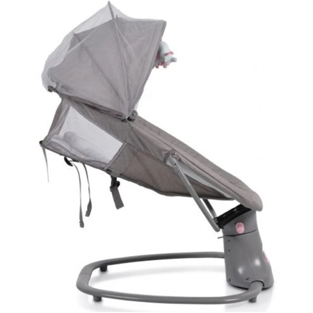 Balansoar electric 3 in 1 pentru bebelusi, cu telecomanda inclusa si bluetooth, 0-3 ani, pana la 15 kg, roz - KidMania.ro [2]
