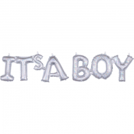 Baloane Baby Shower - Balon folie litere It's a Boy