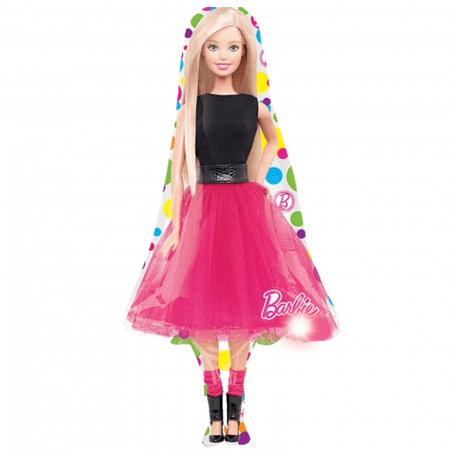 Balon folie personaj Barbie KidMania®, 95x46 cm - KidMania.ro
