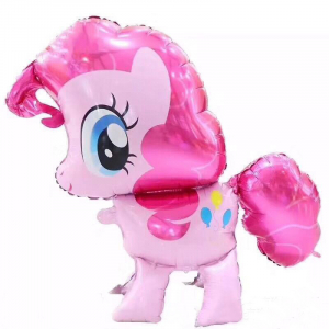 Balon folie unicorn magic, Pinkie Pie, roz,  85x80 cm [0]