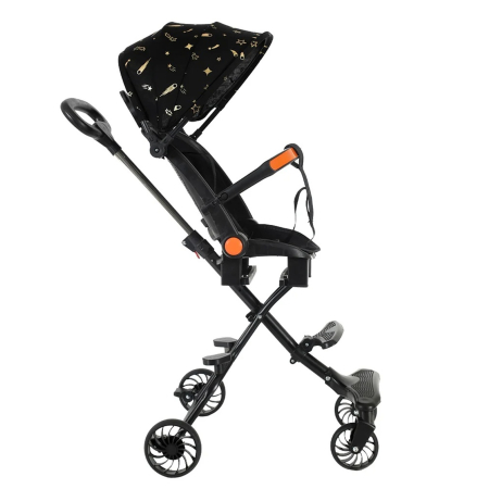 Carucior Sport Pliabil KD-2010 pentru copii, ideal pentru calatorii, 6–36 luni, negru - KidMania.ro [1]