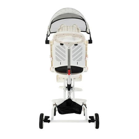 Carucior Sport Pliabil KD-2012 Reversibil 360° pentru copii, 6–36 luni, alb - KidMania.ro [4]