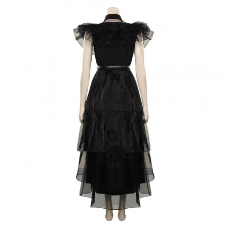 Costum bal Cosplay Wednesday pentru fete - Kidmania.ro [1]