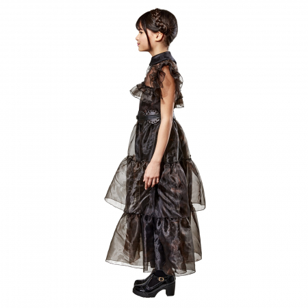 Costum bal Wednesday Addams pentru fete - KidMania.ro [2]