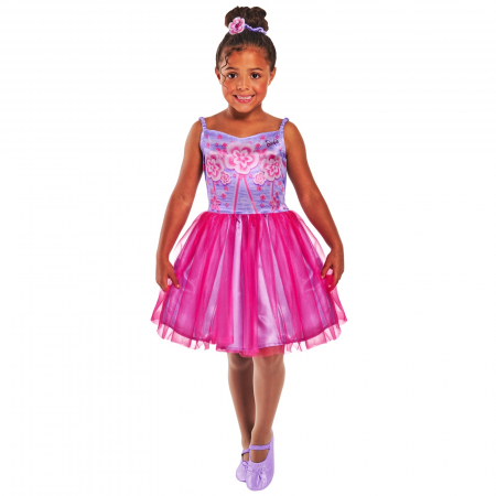 Costume Printese - Costum Barbie Ballerina pentru fete - KidMania.ro