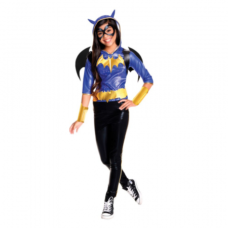 Costume Carnaval Copii - Costum Batgirl Deluxe cu accesorii pentru fete - Kidmania.ro