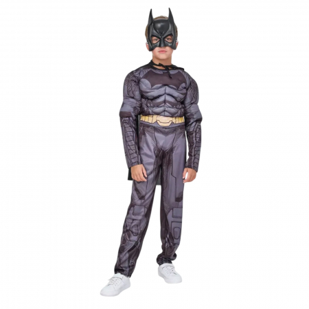 Costume pentru Baieti - Costum Batman KidMania® cu muschi si masca pentru copii - KidMania.ro