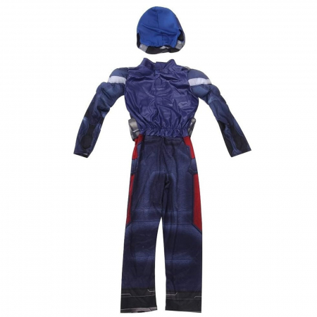 Costum Captain America KidMania® cu muschi pentru baieti - KidMania.ro [2]