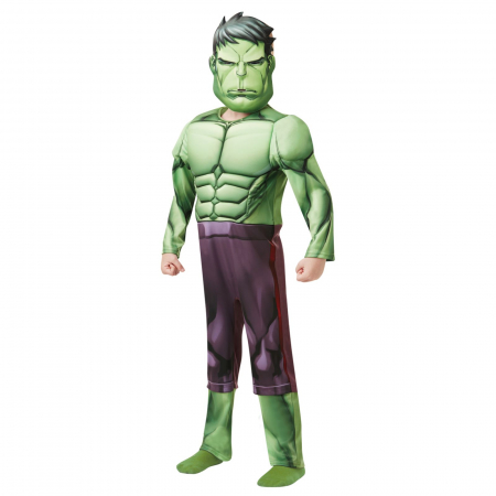 Costum cu muschi Hulk Deluxe pentru baieti - Avengers [0]