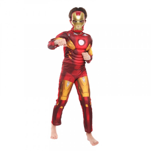 Costume Supereroi - Costum cu muschi Iron Man pentru baiat