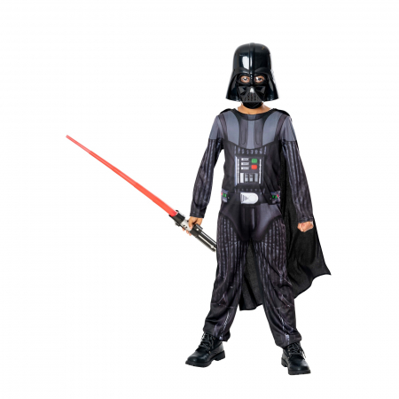 Costume pentru Baieti - Costum Darth Vader cu sabie laser pentru copii - Star Wars - KidMania.ro