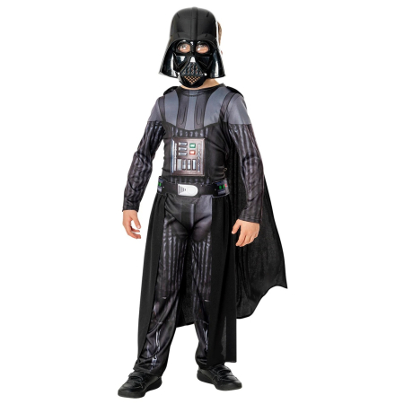 Costum Darth Vader Deluxe Star Wars cu pelerina pentru copii - KidMania.ro