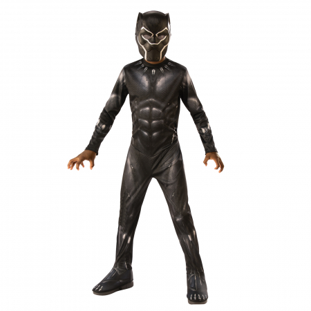 Costume pentru Baieti - Costum Deluxe Black Panther pentru baiat - Civil War - KidMania.ro