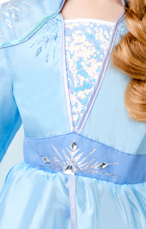 Costum Disney Deluxe Elsa pentru fete, Regatul de gheata 2 [3]