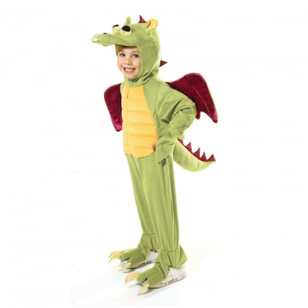 Costume pentru Baieti - Costum dragon verde KidMania® pentru copii - KidMania.ro
