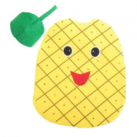 Costum fruct Ananas KidMania®, galben, pentru copii, marime universala - KidMania.ro [2]