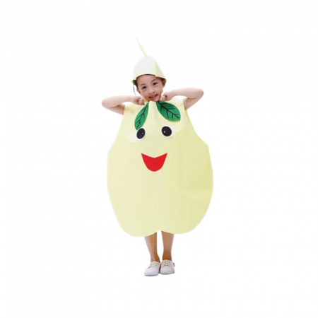 Costum fruct Para KidMania®, galben, pentru copii, marime universala - KidMania.ro