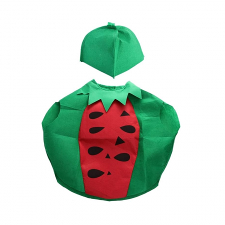 Costum fruct Pepene Rosu KidMania®, rosu, pentru copii, marime universala - KidMania.ro [2]