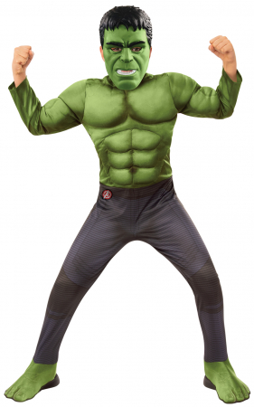 Costume Supereroi - Costum Hulk cu muschi pentru baieti - Avengers End Game
