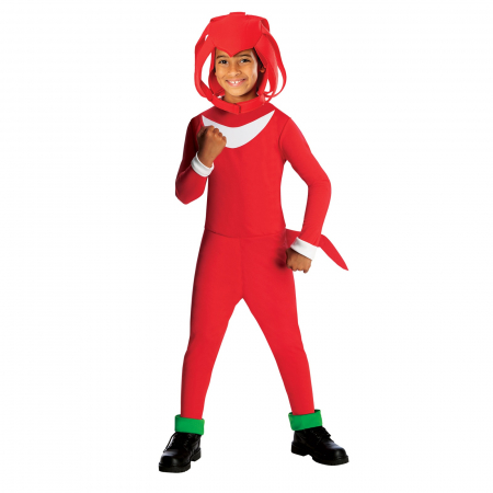 Costume Supereroi - Costum Knuckles, Sonic The Hedgehog pentru copii - KidMania.ro