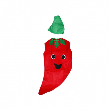 Costum leguma Ardei Rosu KidMania®, rosu, pentru copii, marime universala - KidMania.ro [1]