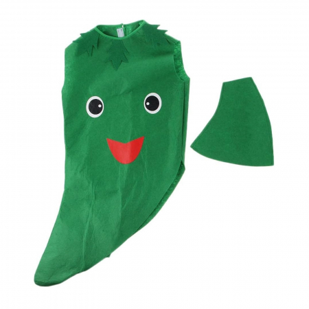 Costum leguma Ardei Verde KidMania®, verde, pentru copii, marime universala - KidMania.ro [1]