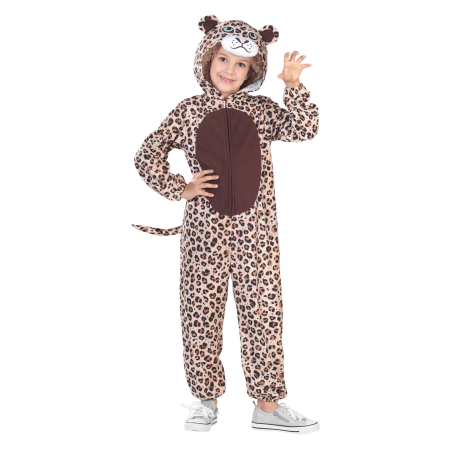 Costume Carnaval Copii - Costum leopard Onesie KidMania® pentru copii - KidMania.ro