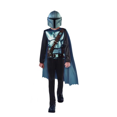 Set costum Mandalorian cu masca pentru copii - Star Wars - KidMania.ro