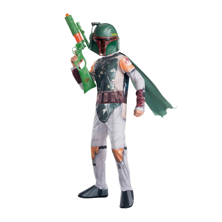 Costum clasic Boba Fett Star Wars pentru baieti - KidMania.ro