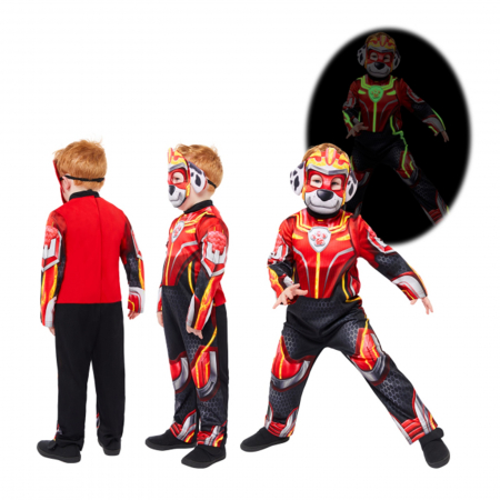 Costum Marshall lumineaza in intuneric, Paw Patrol the movie pentru baieti - KidMania.ro [4]