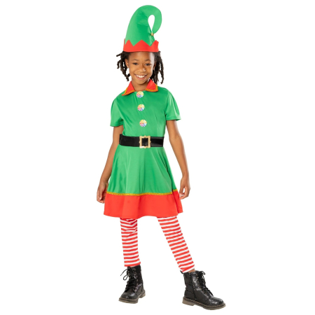 Costume pentru Halloween - Costum Elf KidMania® pentru fete - KidMania.ro