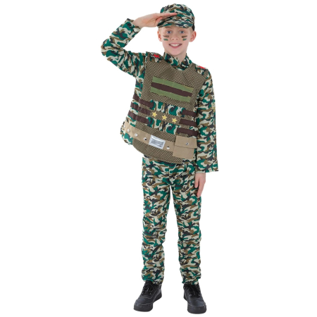 Costum militar KidMania® cu imprimeu camuflaj pentru baieti - KidMania.ro [1]