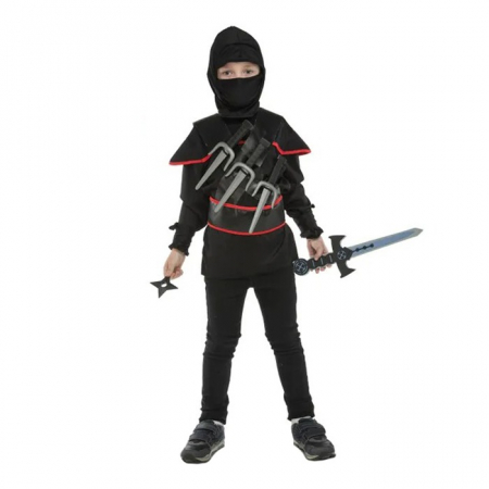 Costum Ninja cu accesorii pentru copii - Kidmania.ro