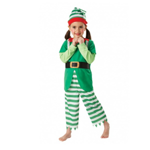 Costum pentru copii elf, Helpful, marimea L, 7 - 8 ani, 128 cm [0]