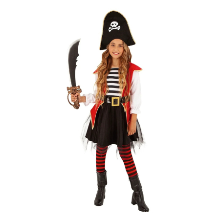 Costum pirat KidMania® pentru fete - KidMania.ro