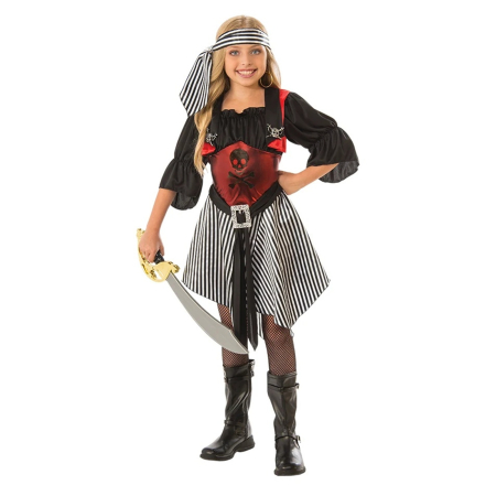 Costume Carnaval Copii - Costum pirat Morgan KidMania® pentru fete - KidMania.ro